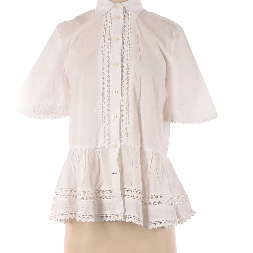 Kate Spade Broom Street White Button Down Shirt